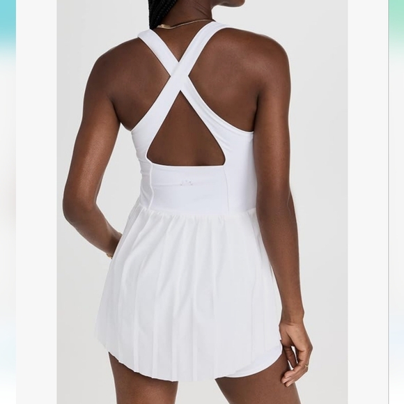 Varley Carina Dress In Bright White Size Small - Picture 7 of 16